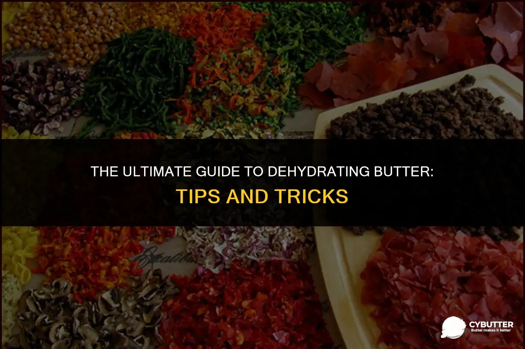 can you dehydrate butter