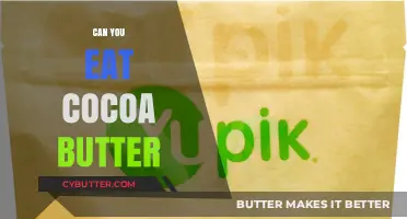 Nature's Rich Moisturizer: Is Cocoa Butter Safe to Eat?