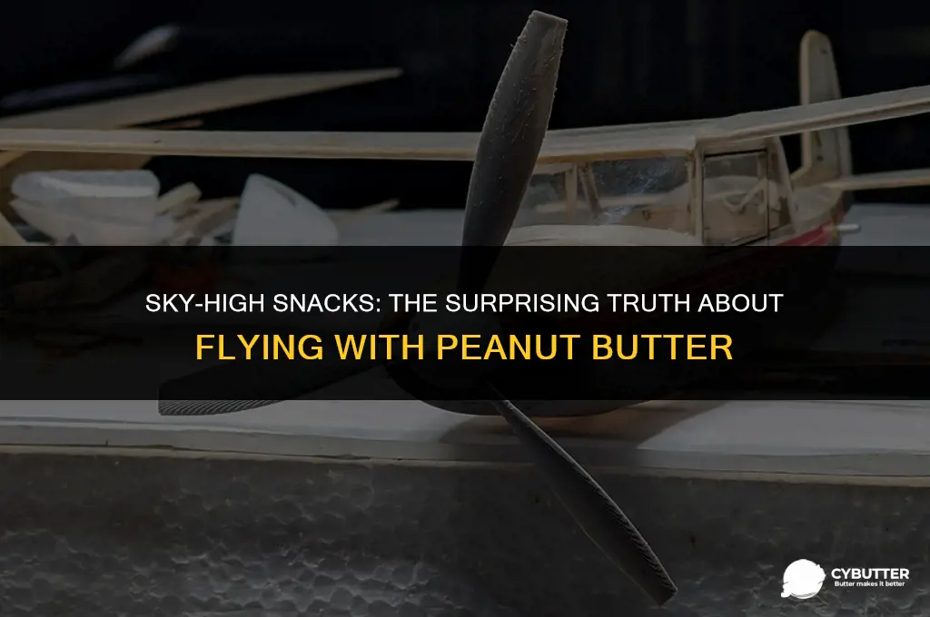 can you fly with peanut butter