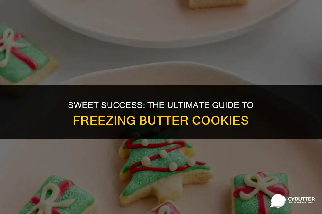 can you freeze butter cookies