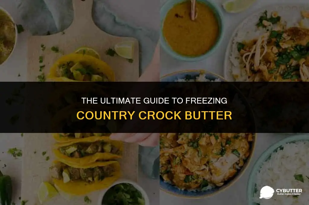 can you freeze country crock butter