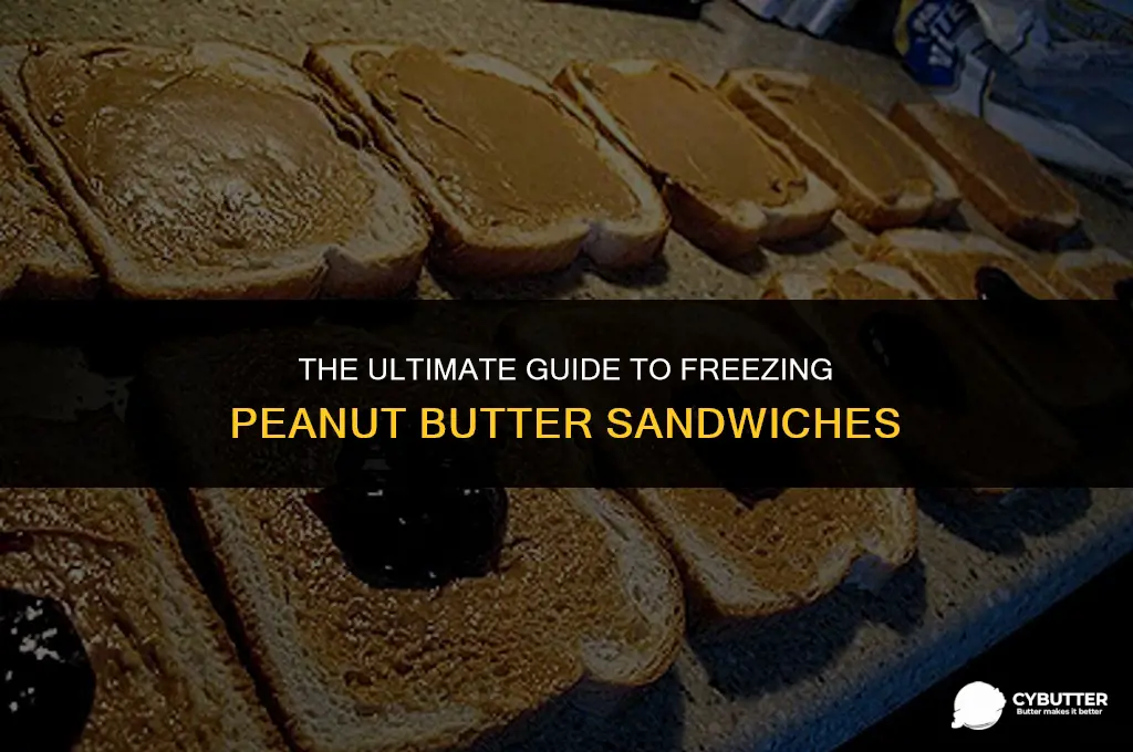 can you freeze peanut butter sandwiches