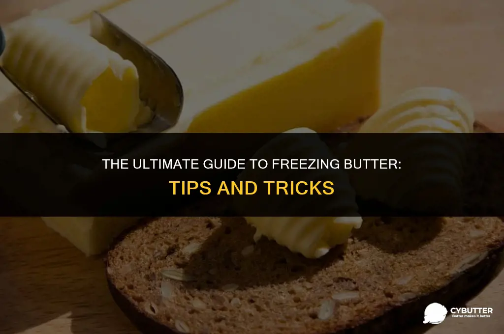 can you freze butter