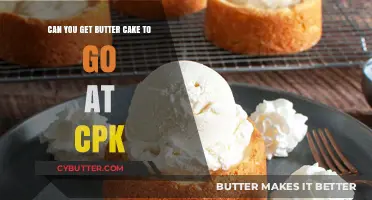 Can You Take CPK's Butter Cake To-Go? Find Out Here!