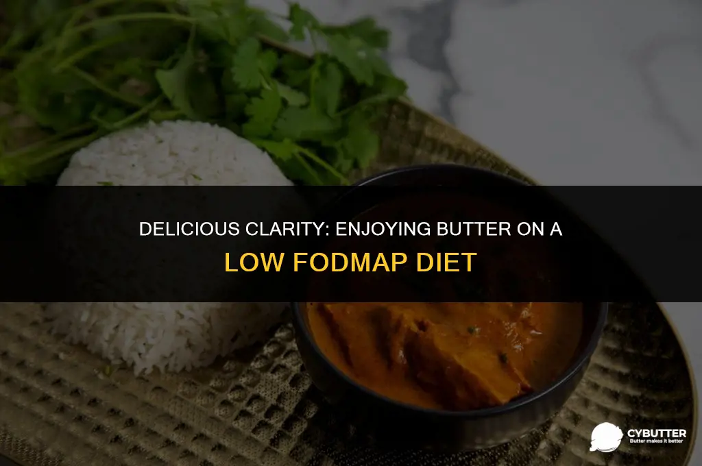 can you have butter on low fodmap