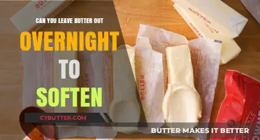 The Great Butter Debate: Safe to Leave Out Overnight?
