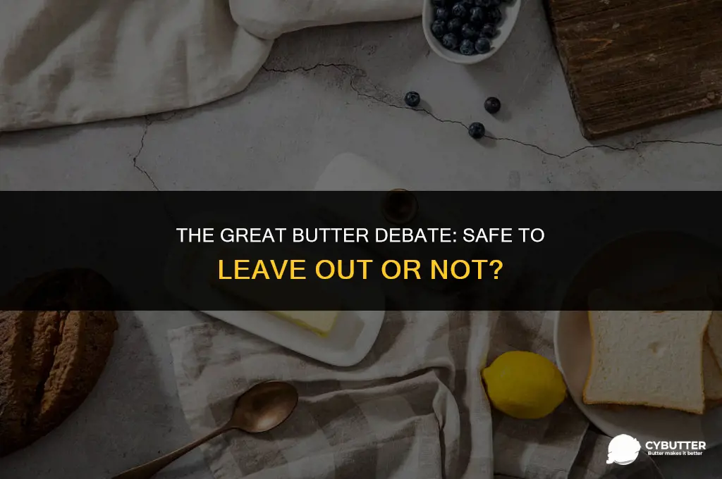 can you leave butter out