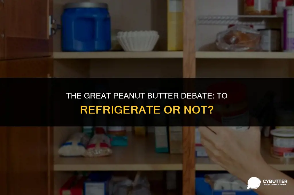 can you leave peanut butter out