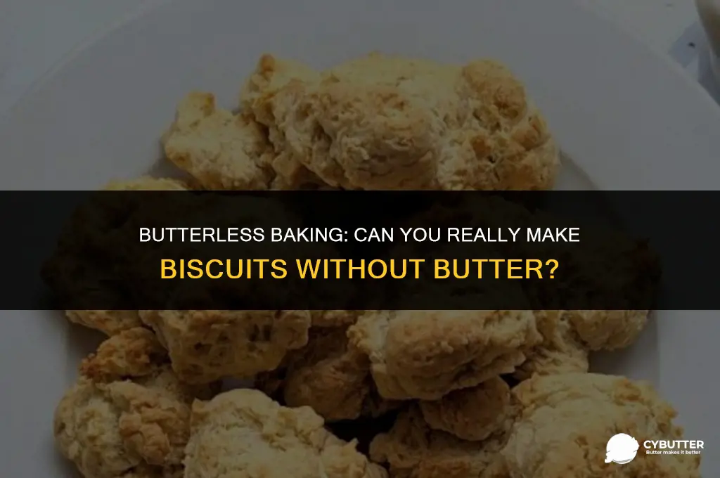 can you make biscuits without butter