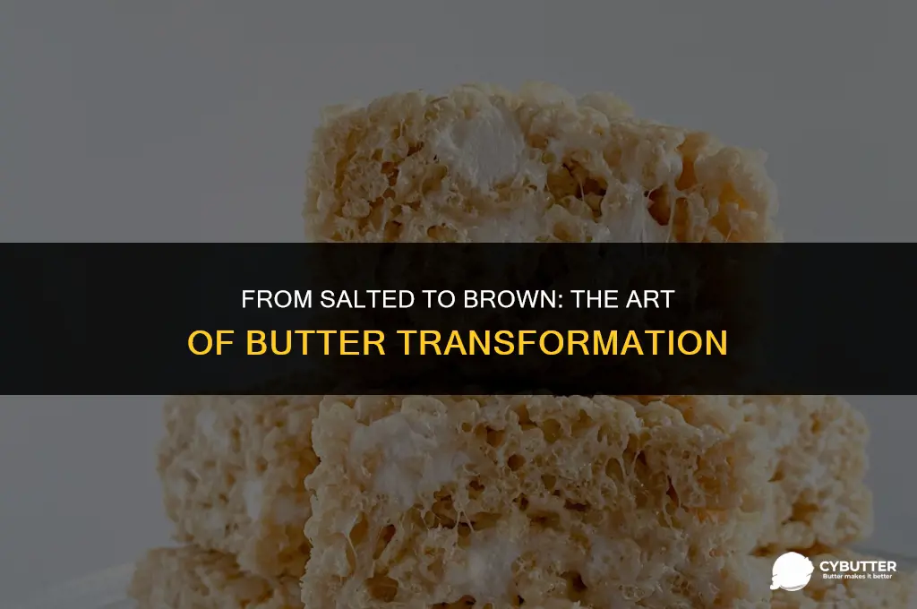 can you make brown butter with salted butter