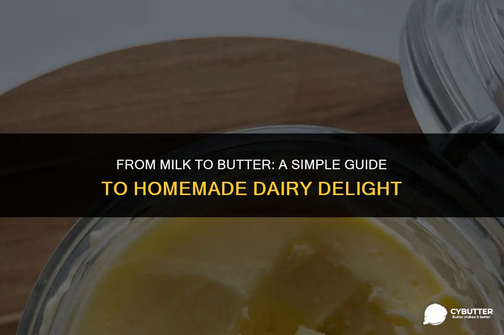 can you make butter from whole milk