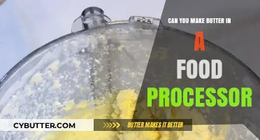 Whip Up Homemade Butter in Your Food Processor: A Simple Guide