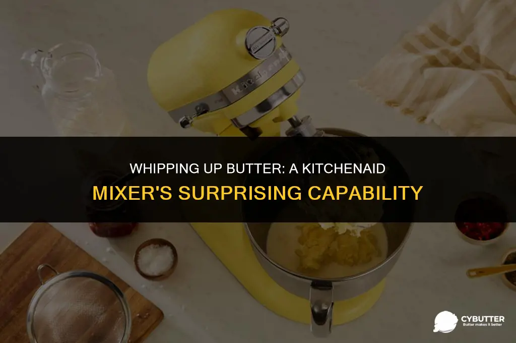 can you make butter with a kitchenaid mixer