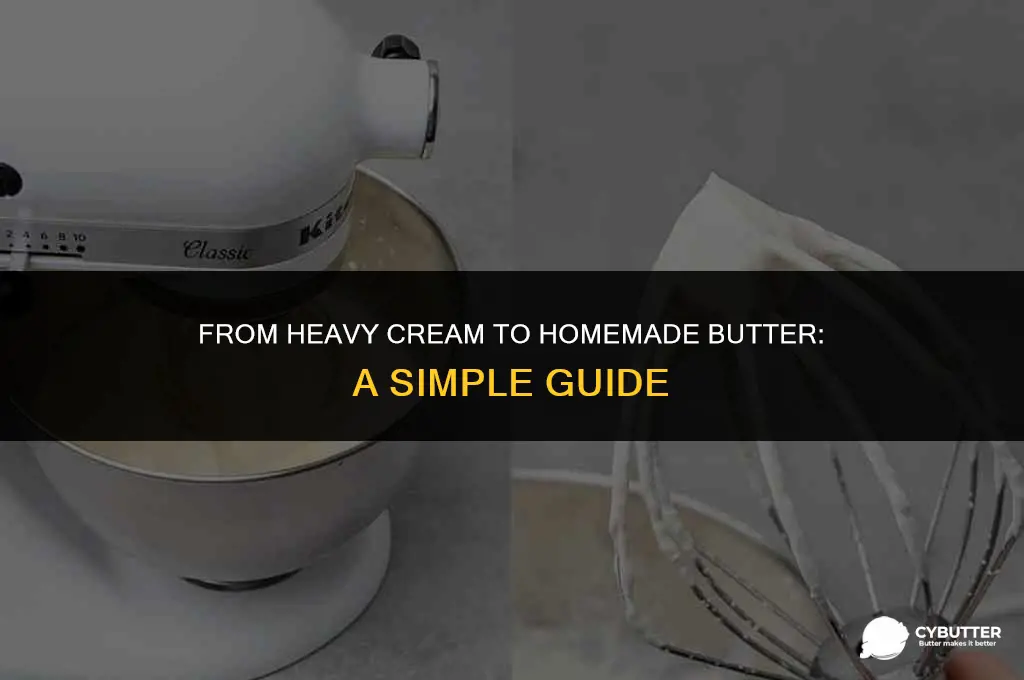 can you make butter with heavy cream