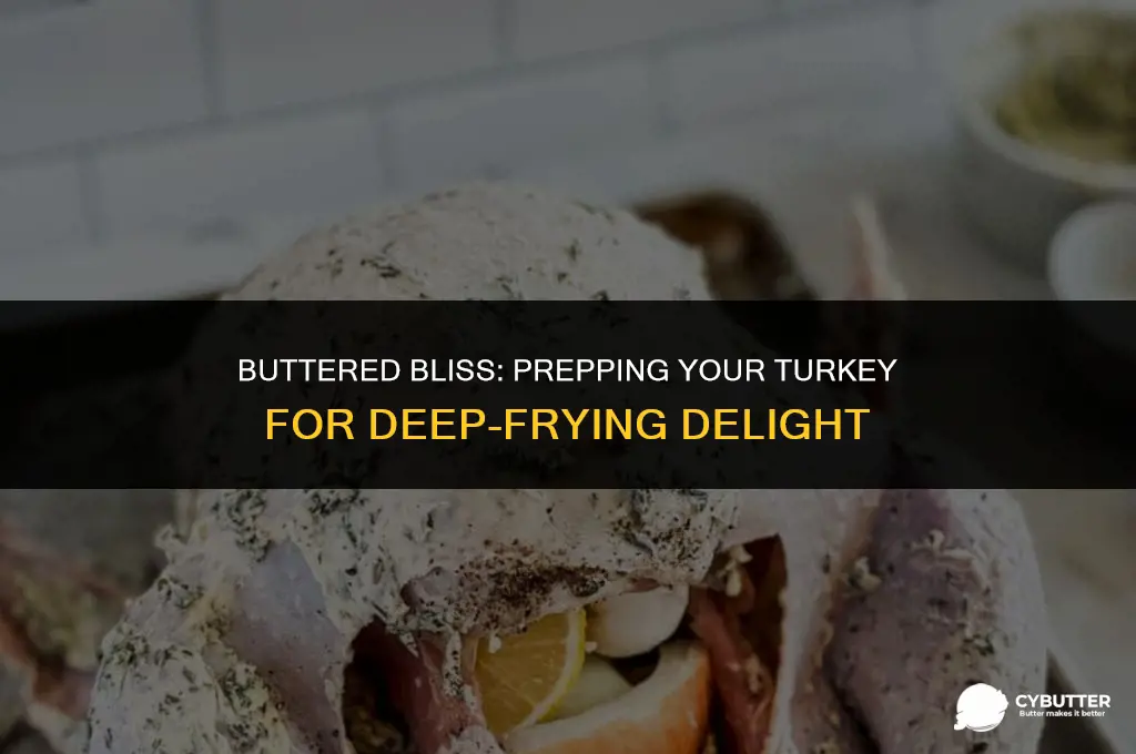 can you put butter on a turkey before deep frying