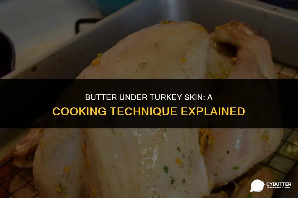 can you put butter under turkey skin to cook
