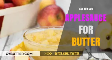 Substituting Applesauce for Butter: A Healthier Baking Alternative