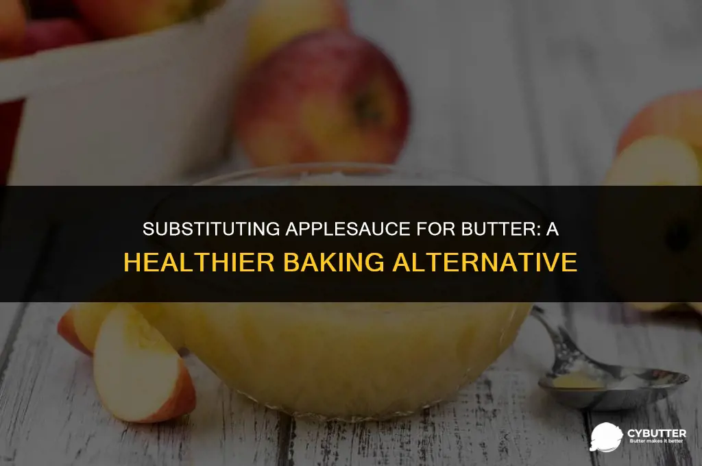 can you sub applesauce for butter