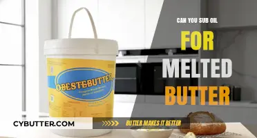 Substituting Oil for Melted Butter: A Culinary Guide