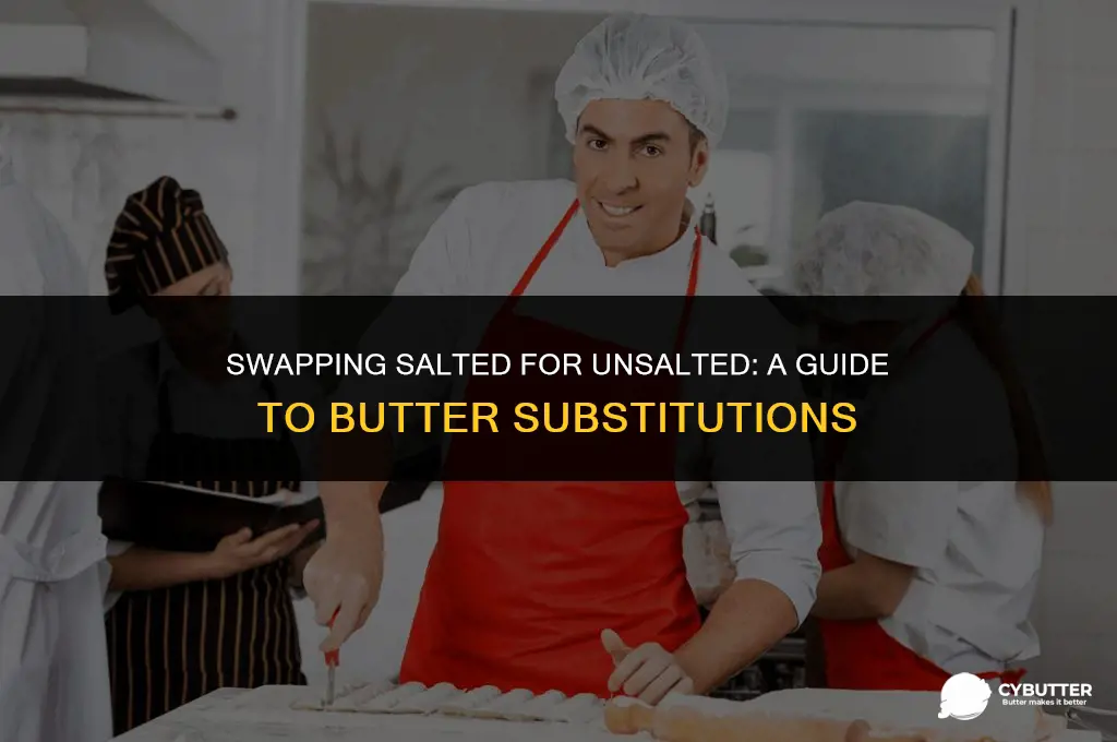 can you sub salted butter for unsalted