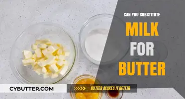 Dairy Dilemma: Can You Substitute Milk for Butter?