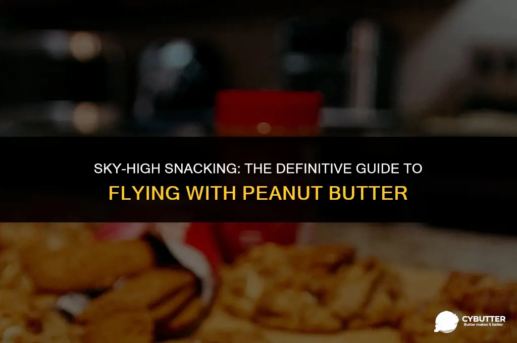 can you take peanut butter on a plane