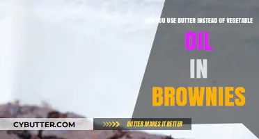 Swapping Fats: Can Butter Replace Vegetable Oil in Brownies?