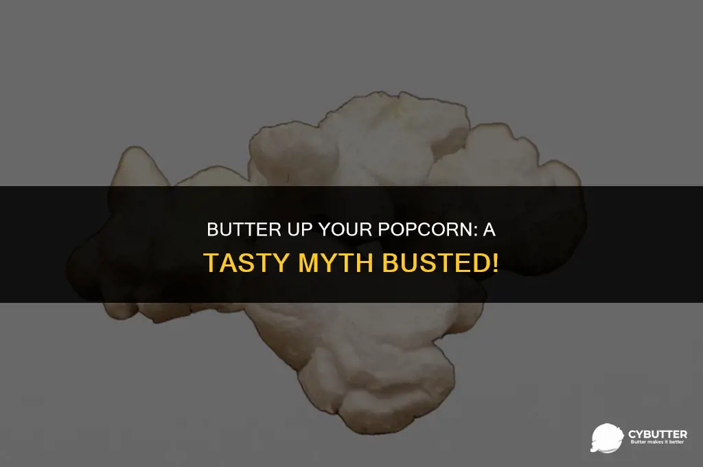 can you use butter to pop popcorn