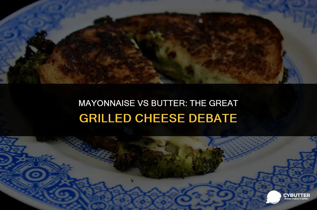 can you use mayonnaise instead of butter for grilled cheese