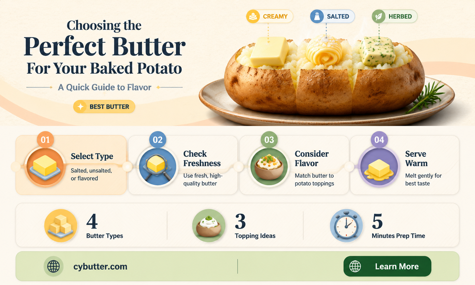 how to buy butter for a baked potatoe