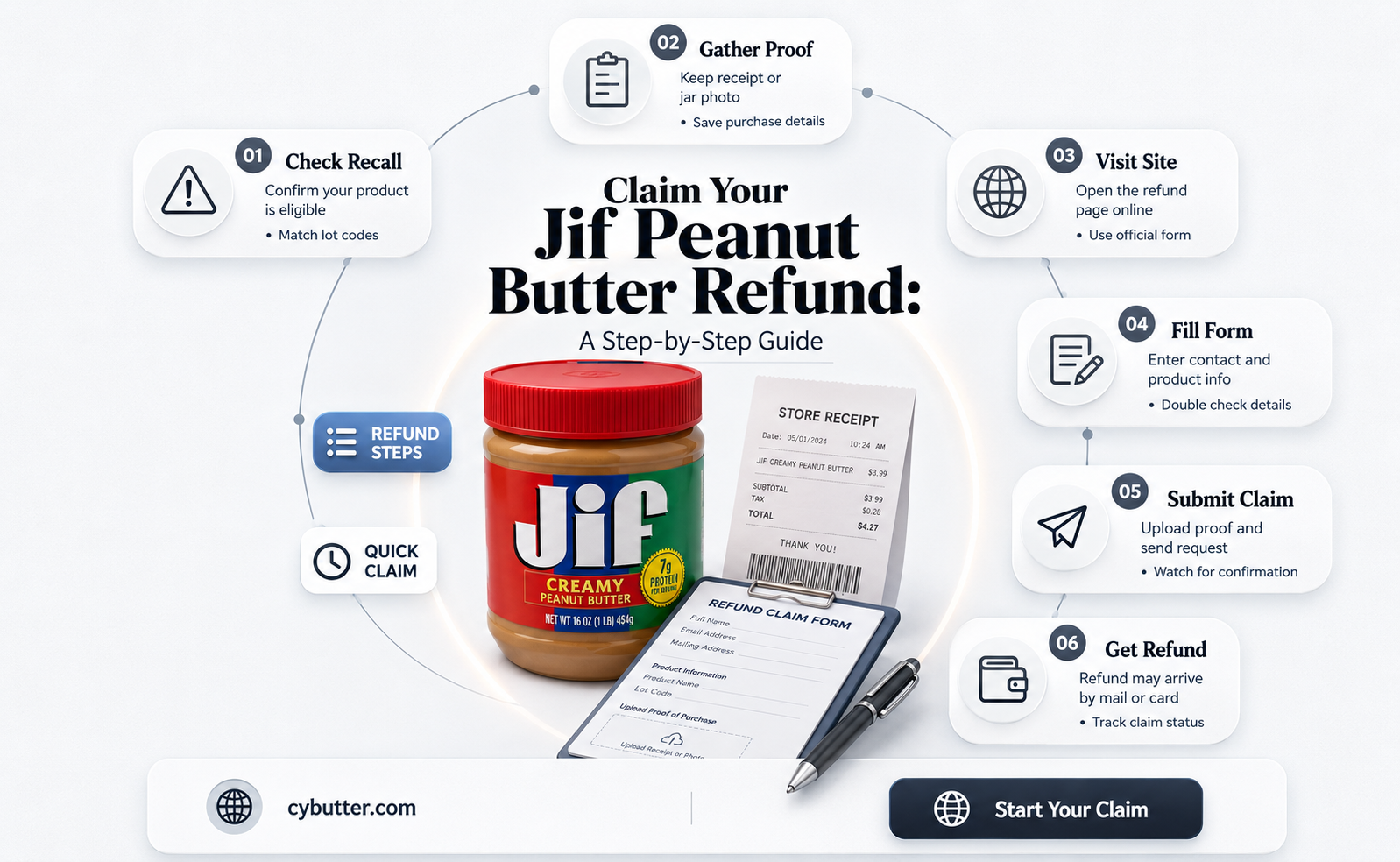 how to get a jif peanut butter refund
