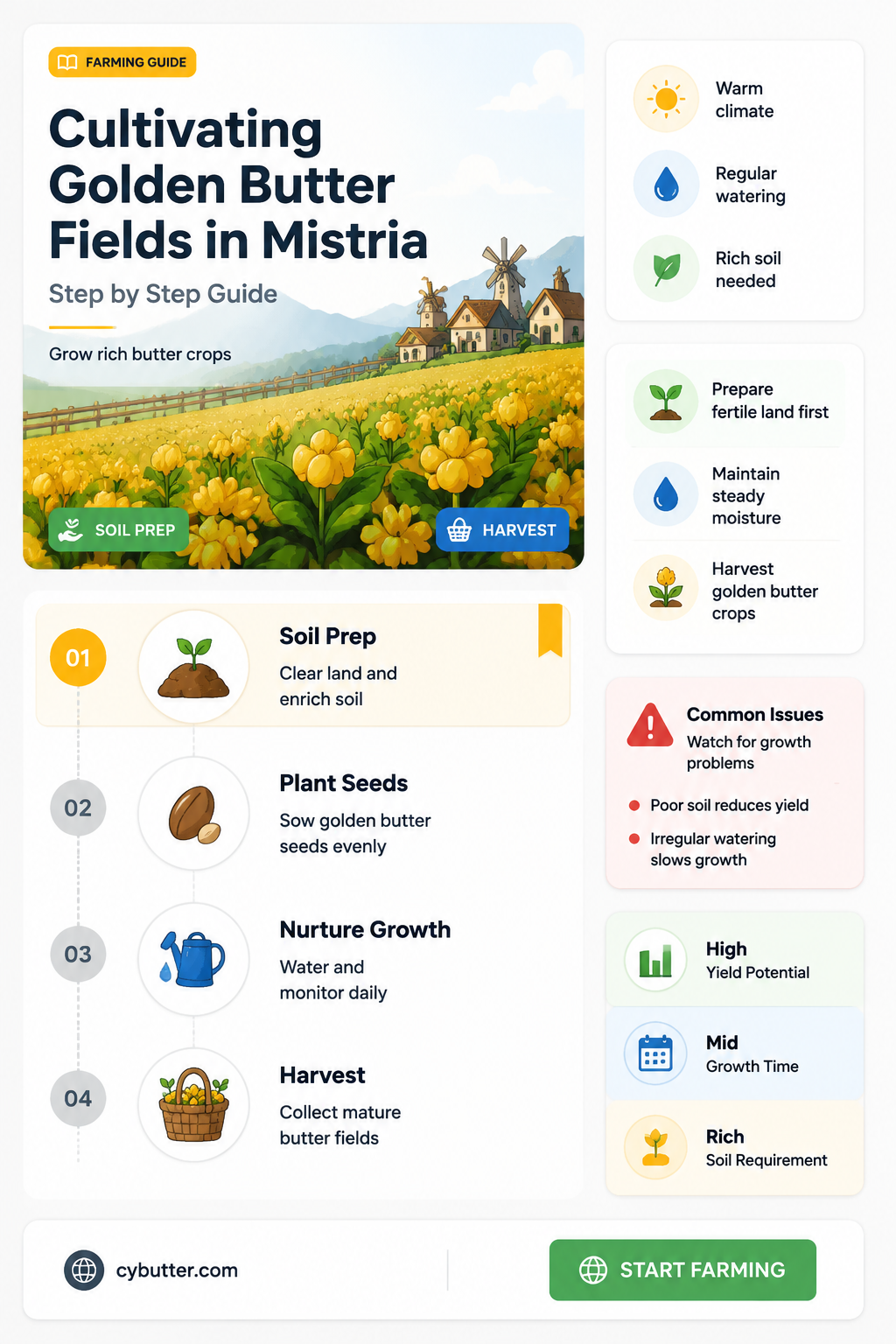 how to get golden butter fields of mistria