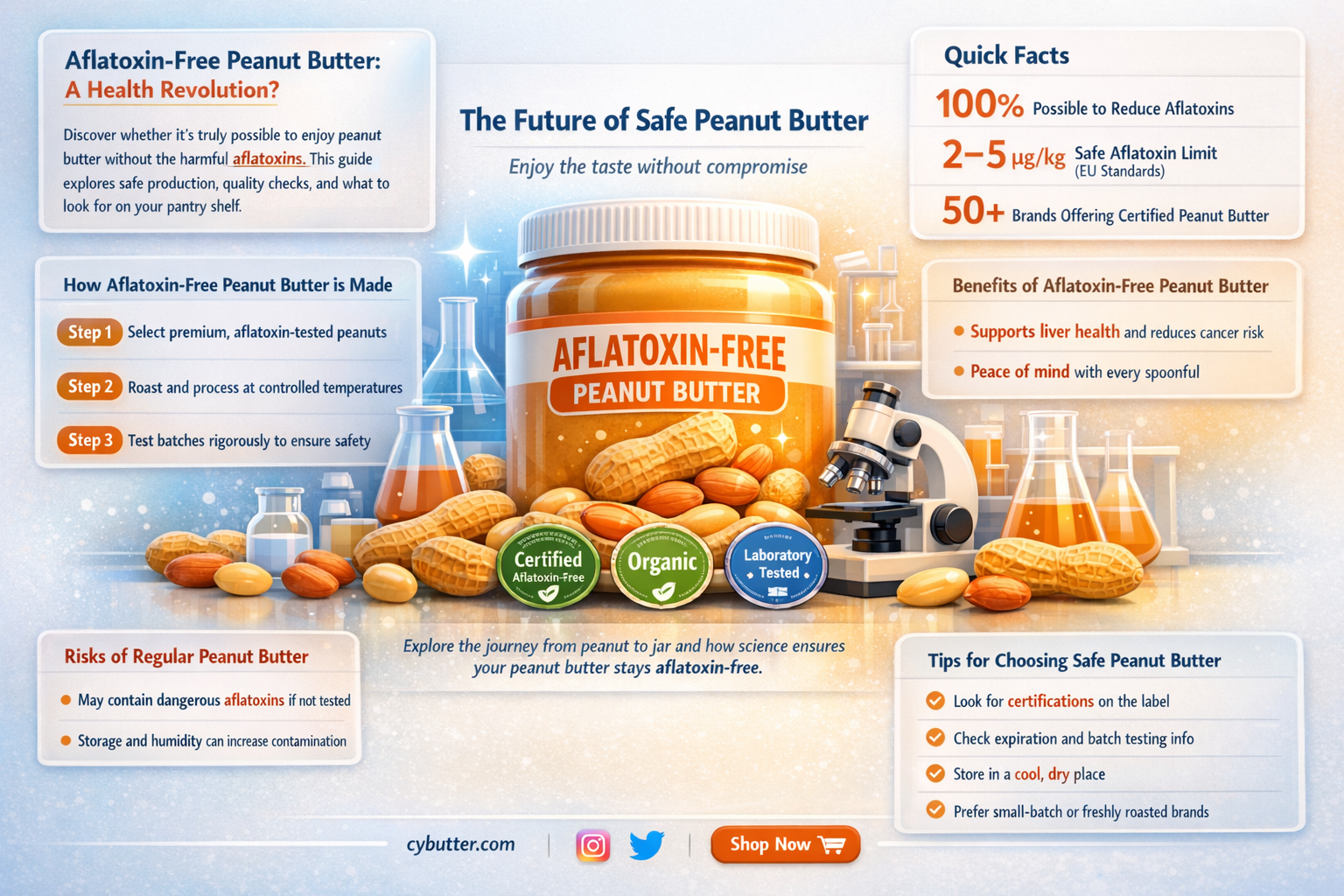 can you get aflatoxin free peanut butter
