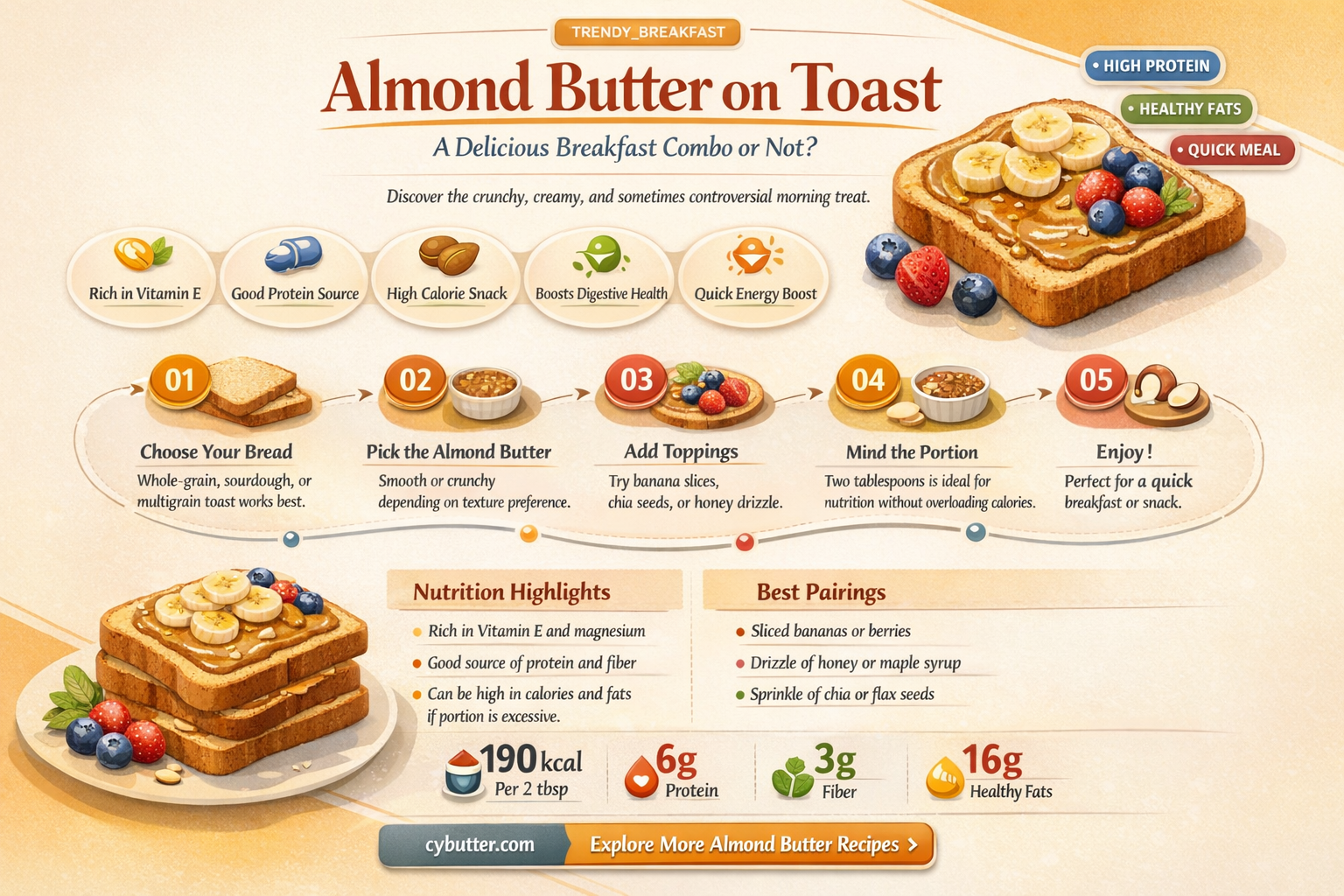 does almond butter taste good on toast