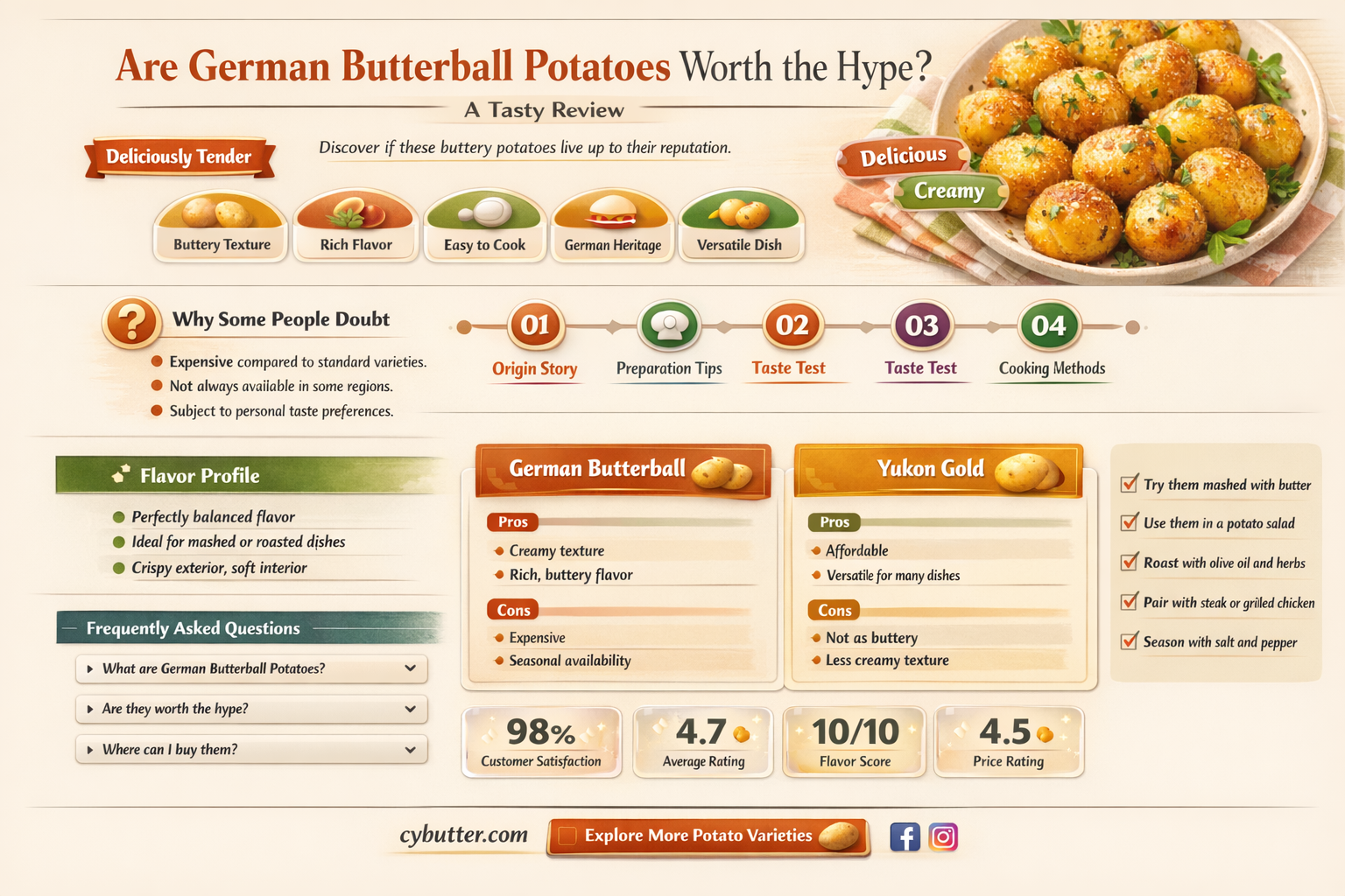 are german butter ball potatoes good