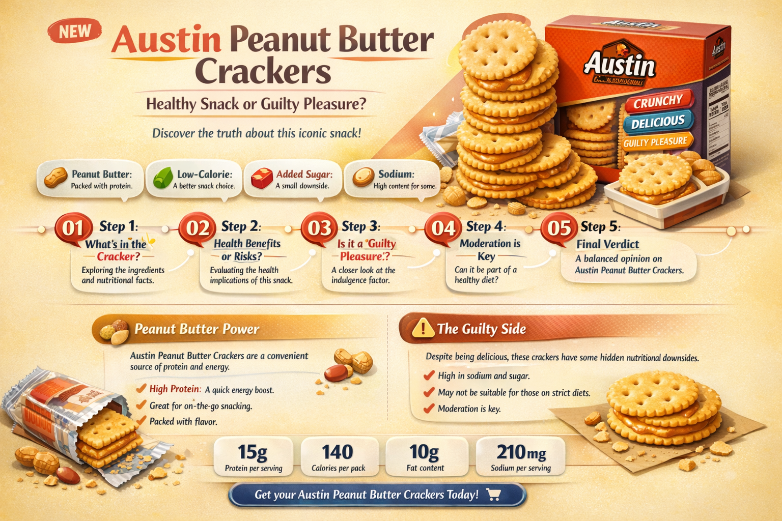 are austin peanut butter crackers good for you