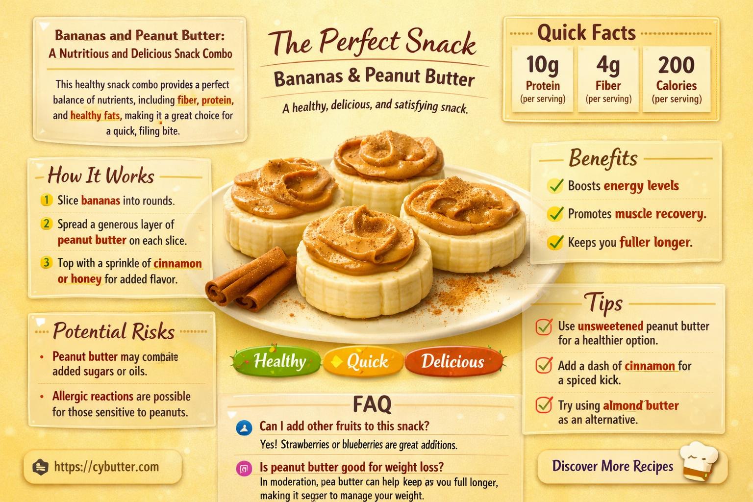 are bananas and peanut butter a good snack