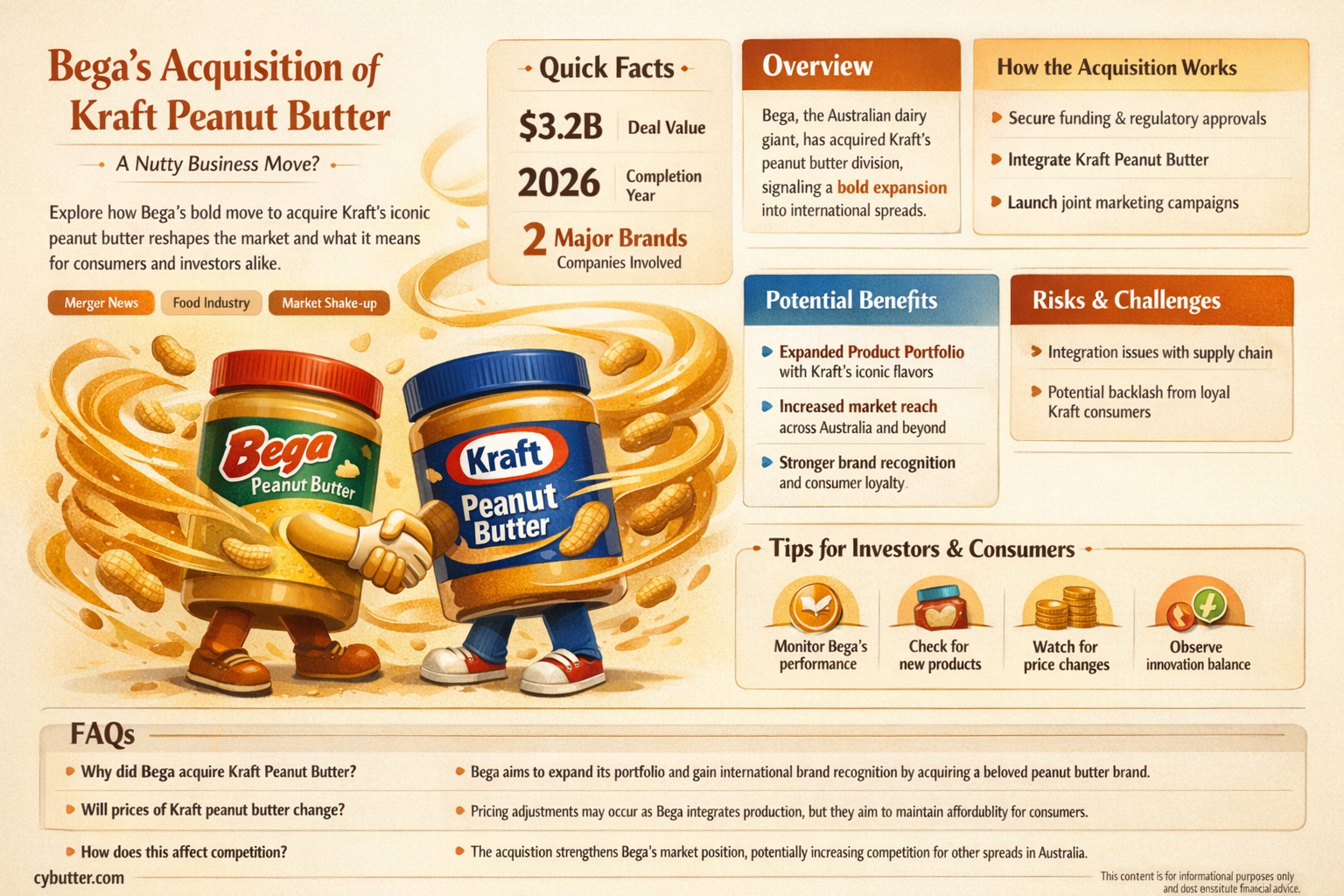 did bega buy kraft peanut butter
