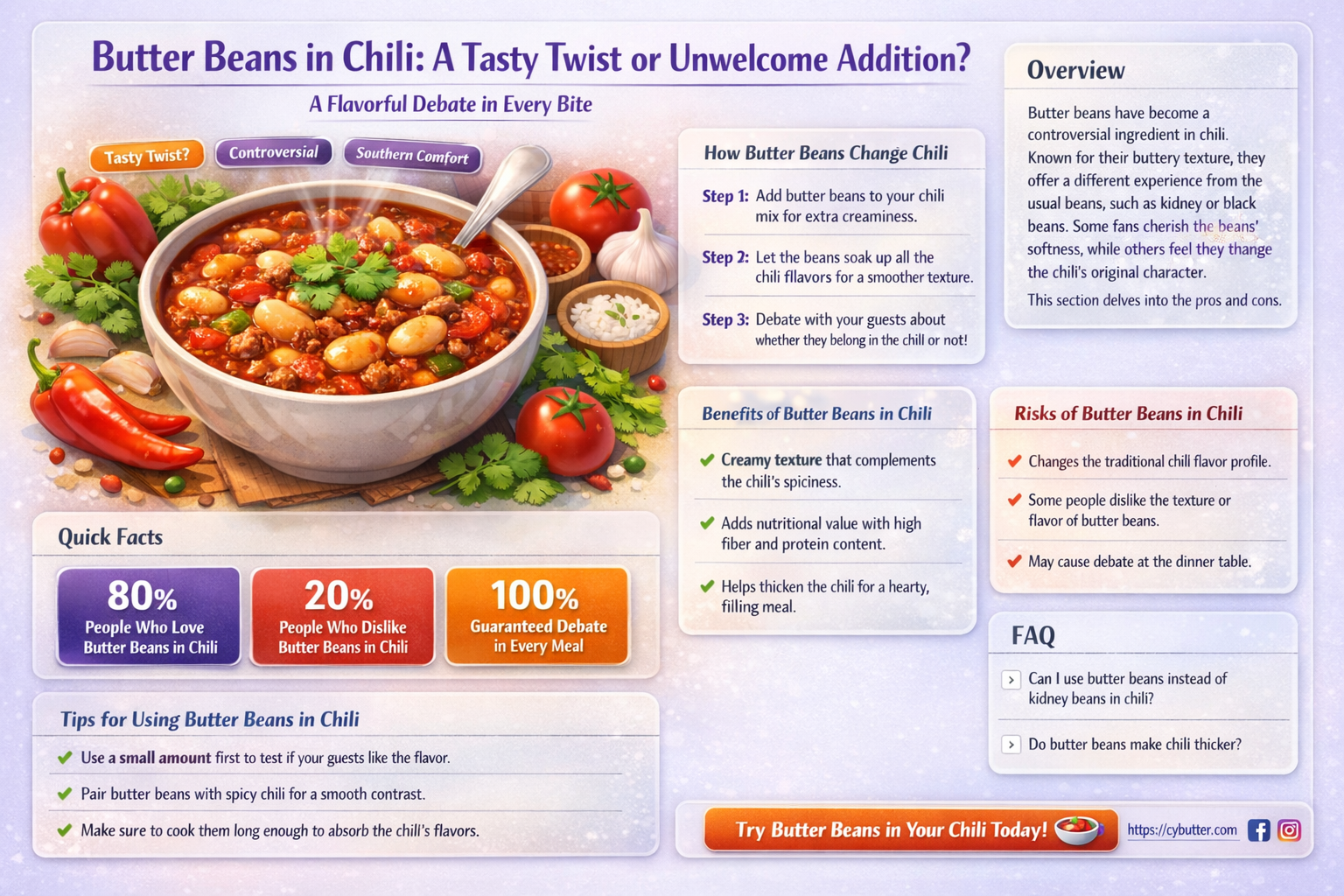 are butter beans good in chili