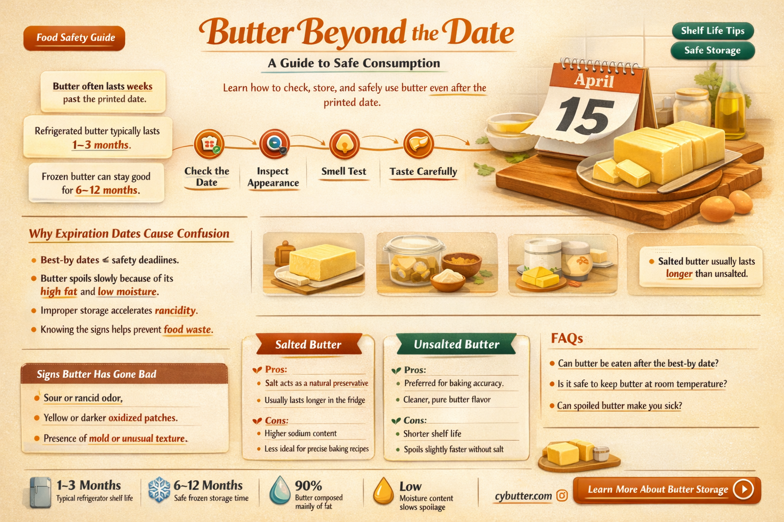 can you eat butter past the expiration date