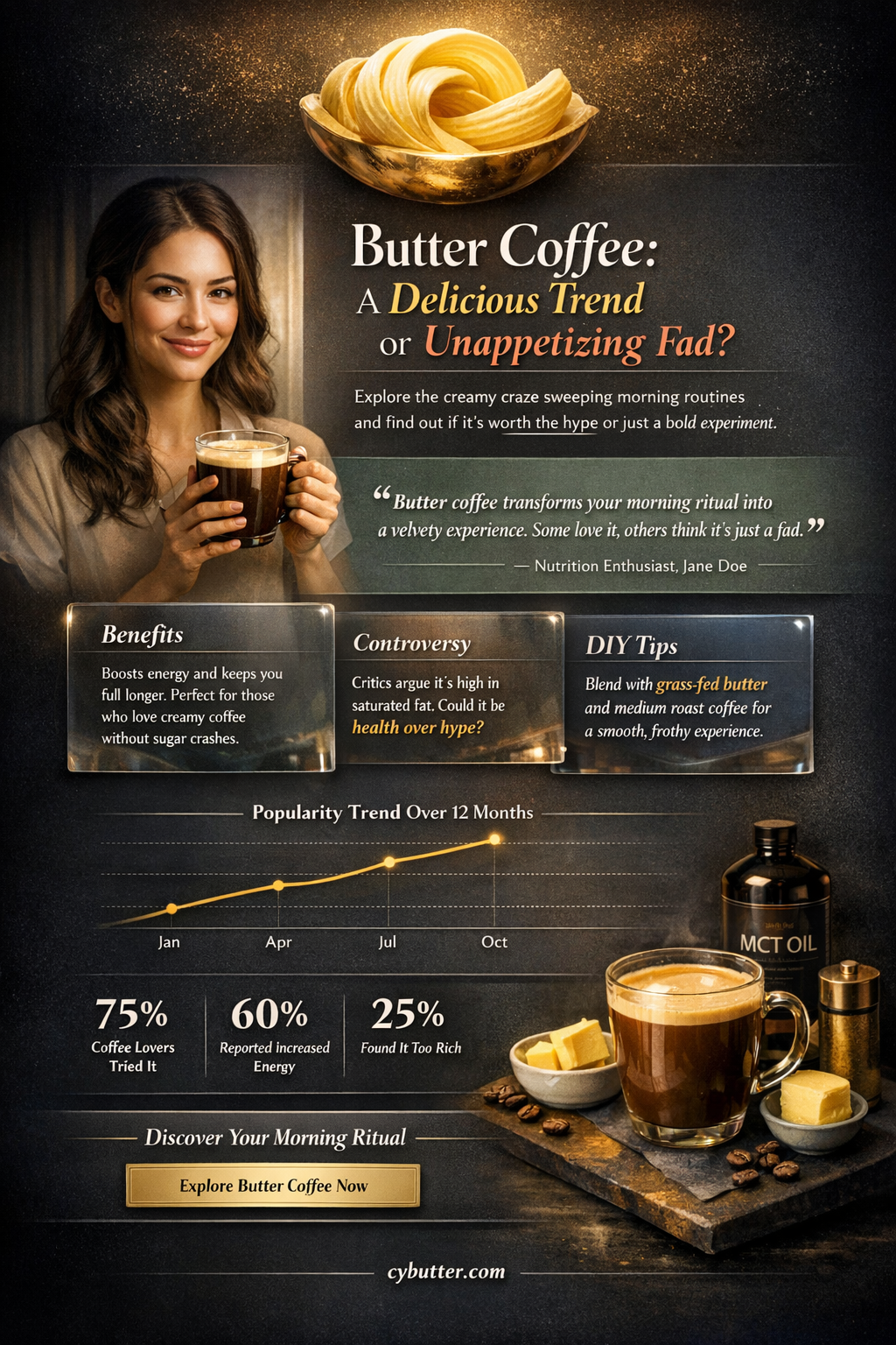 does butter coffee taste good
