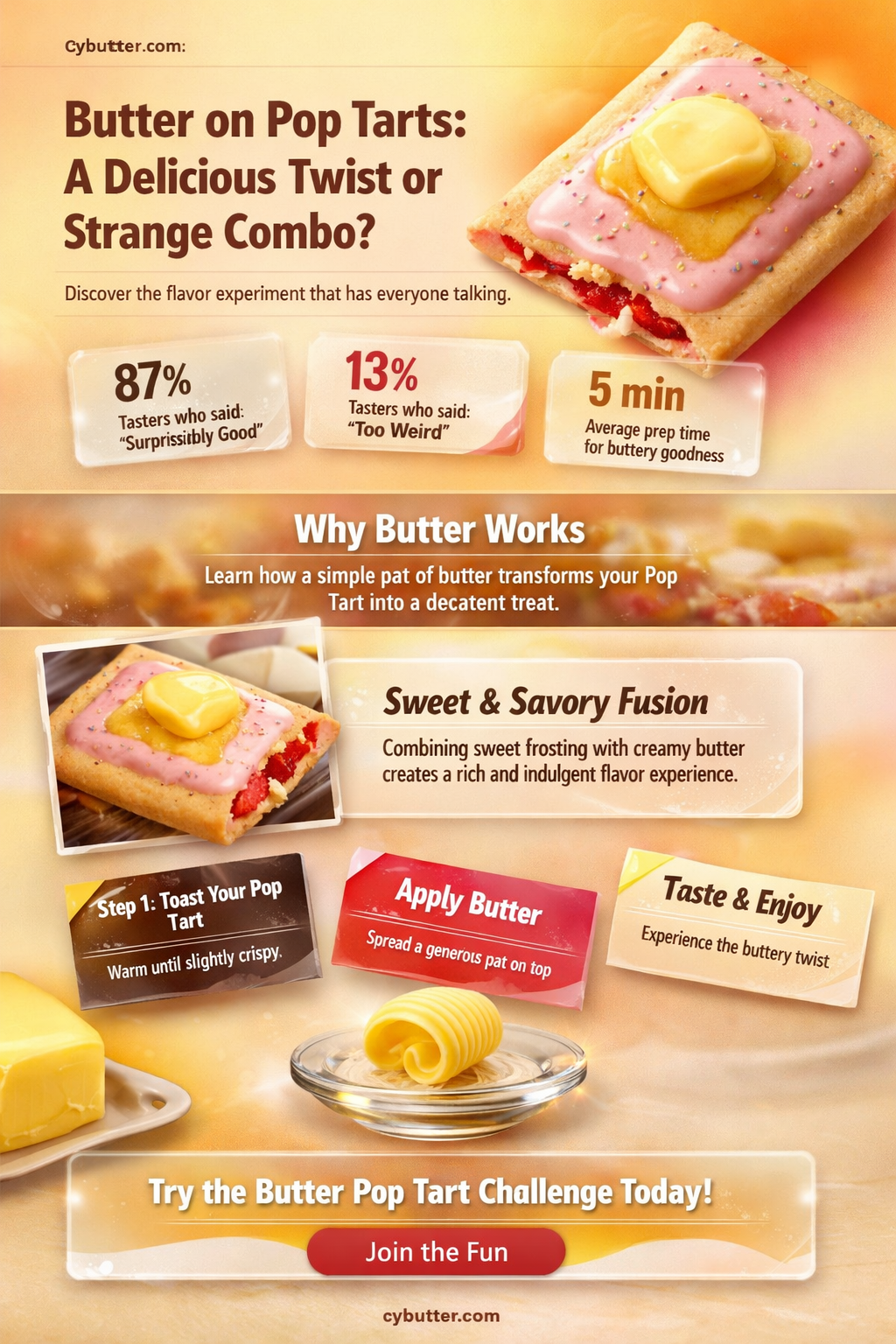 does butter on a pop tart taste good