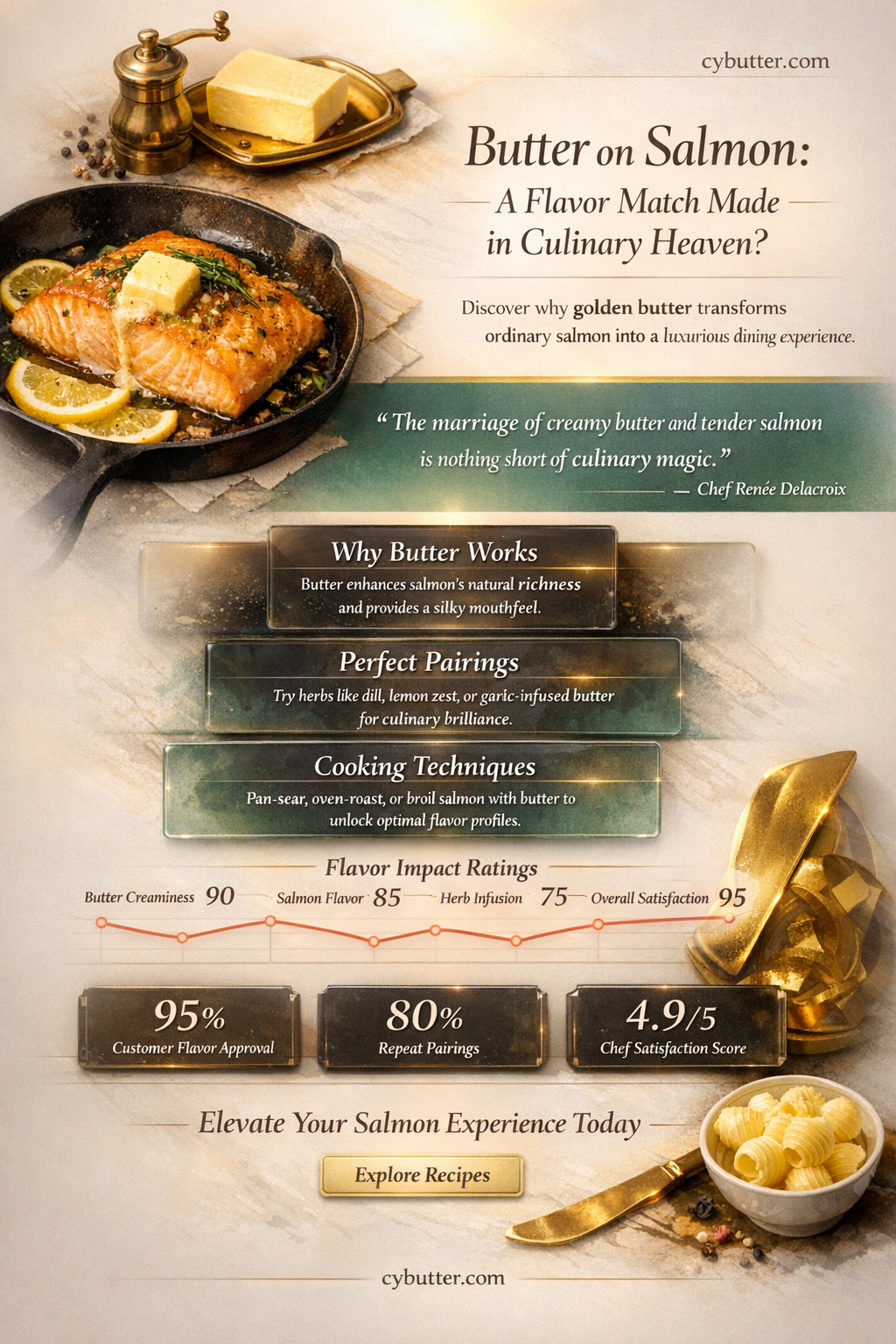 does butter taste good on salmon