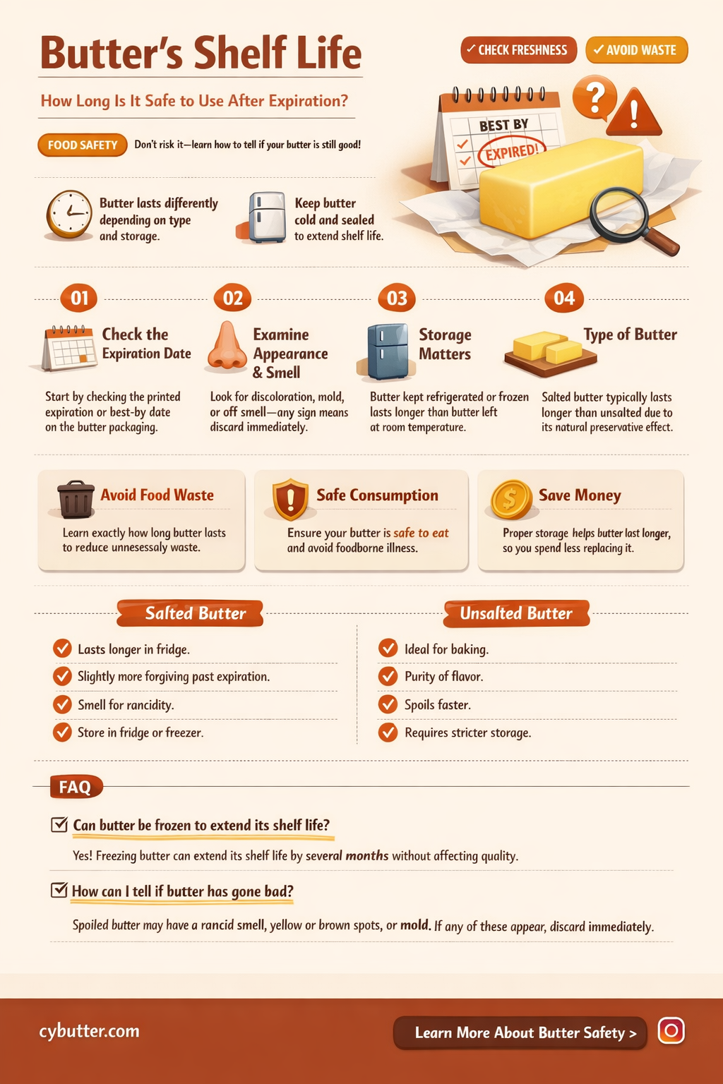 how long after expiration date is butter good