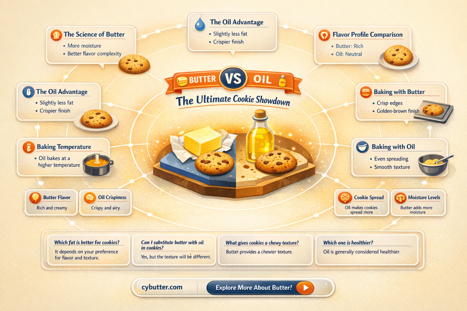 are cookies better with butter or oil
