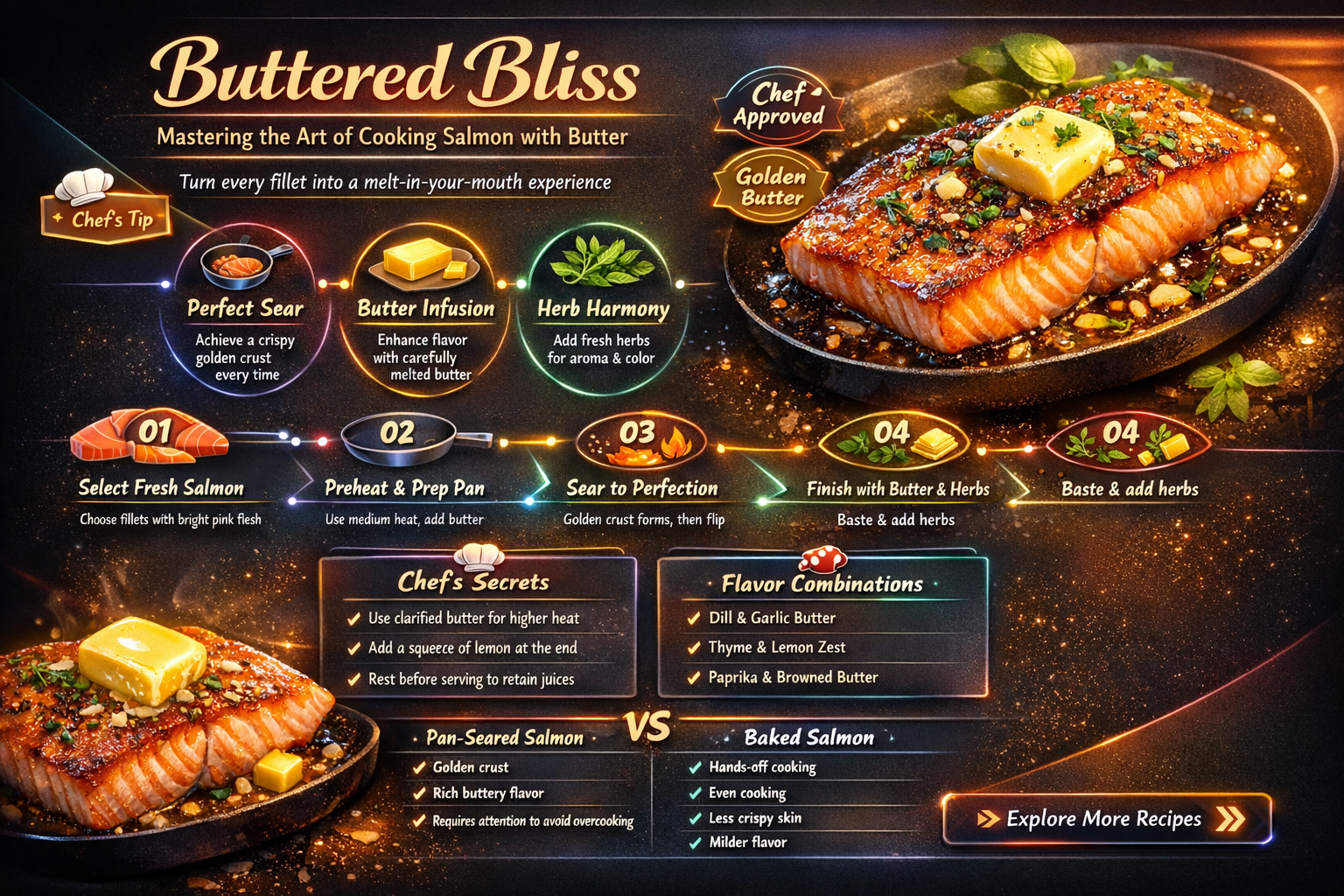 can i cook salmon with butter