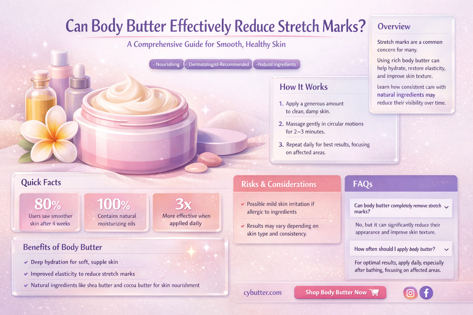 can body butter get rid of stretch marks