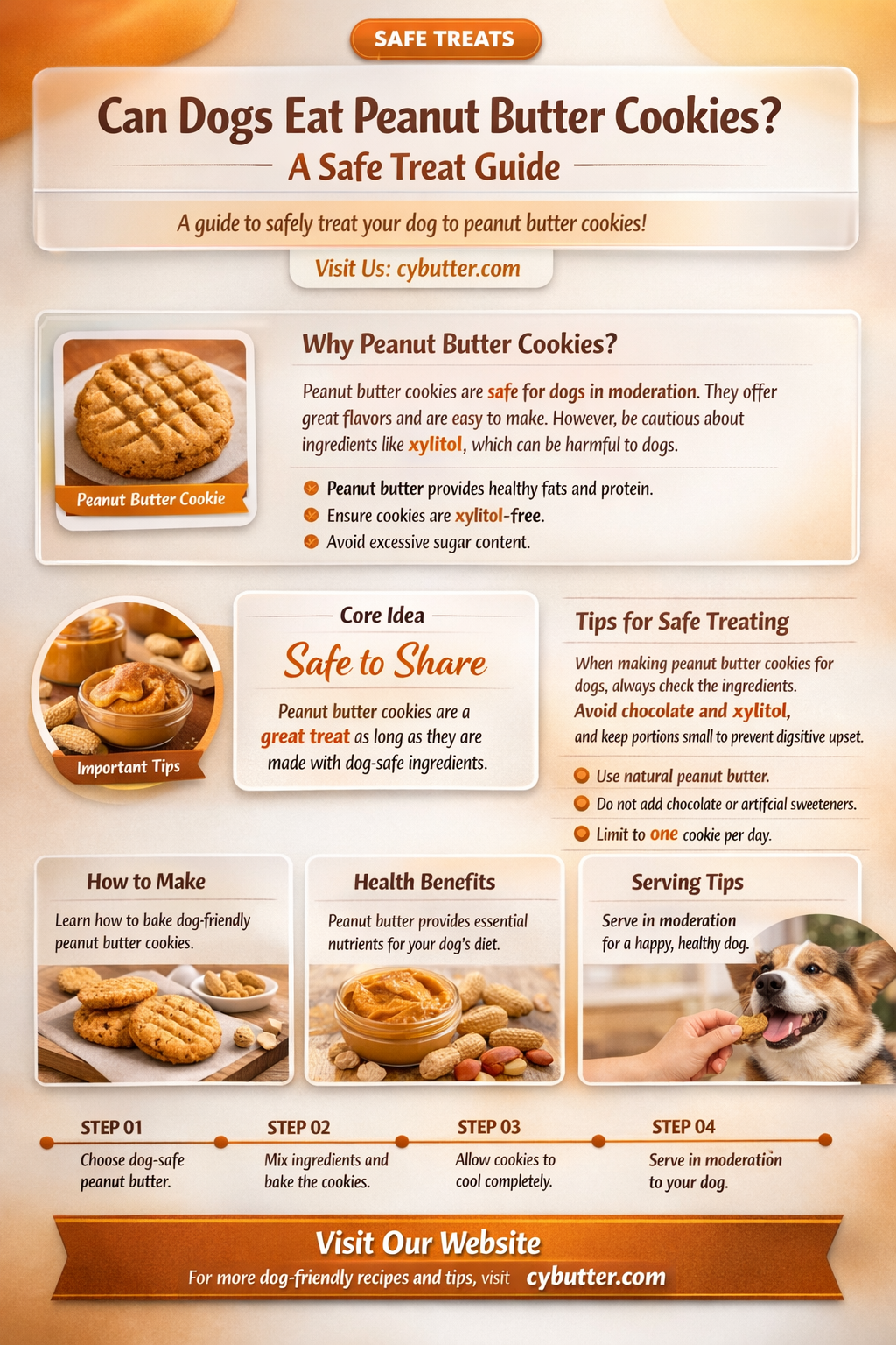 are peanut butter cookies good for dogs