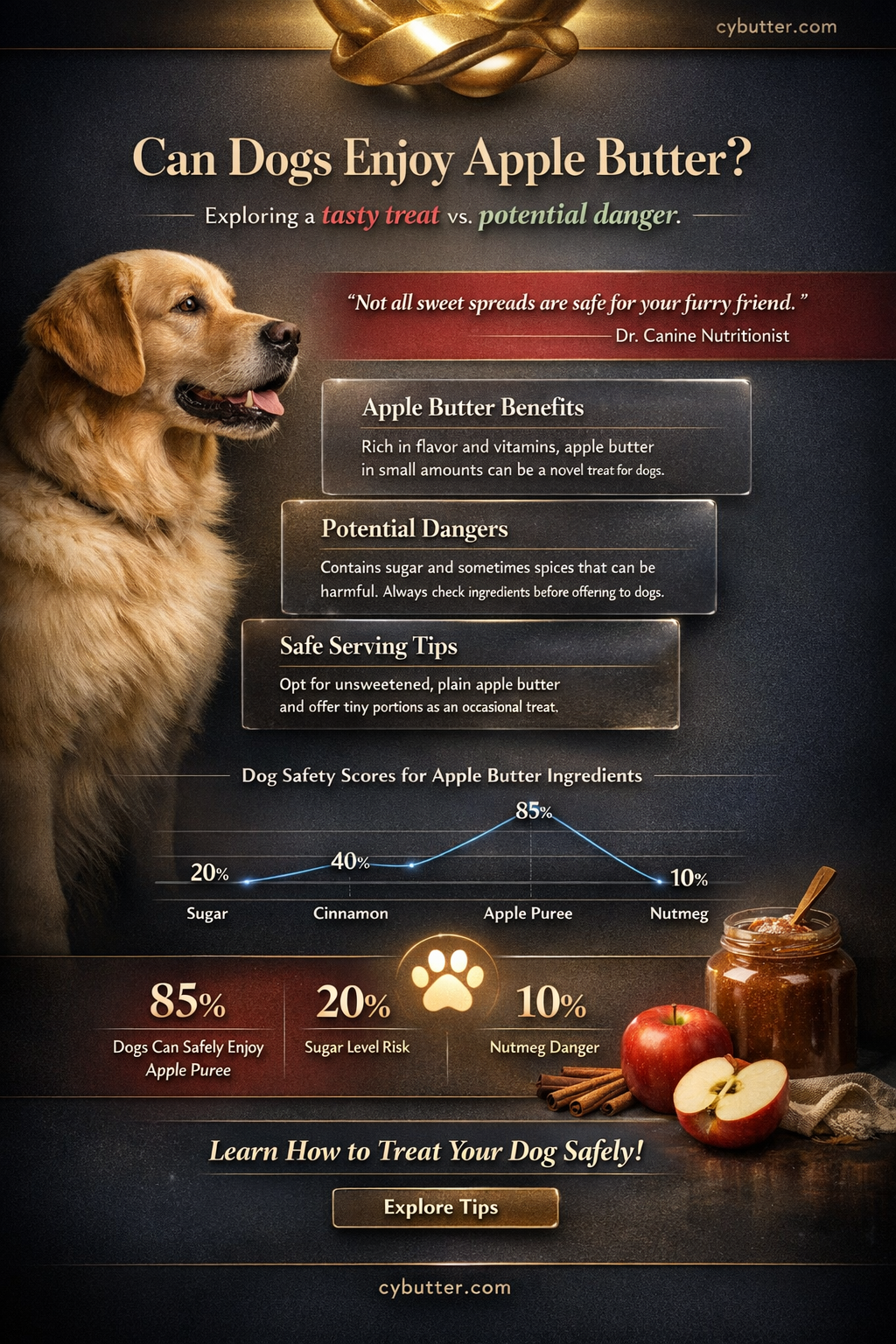 can dogs eat apple butter