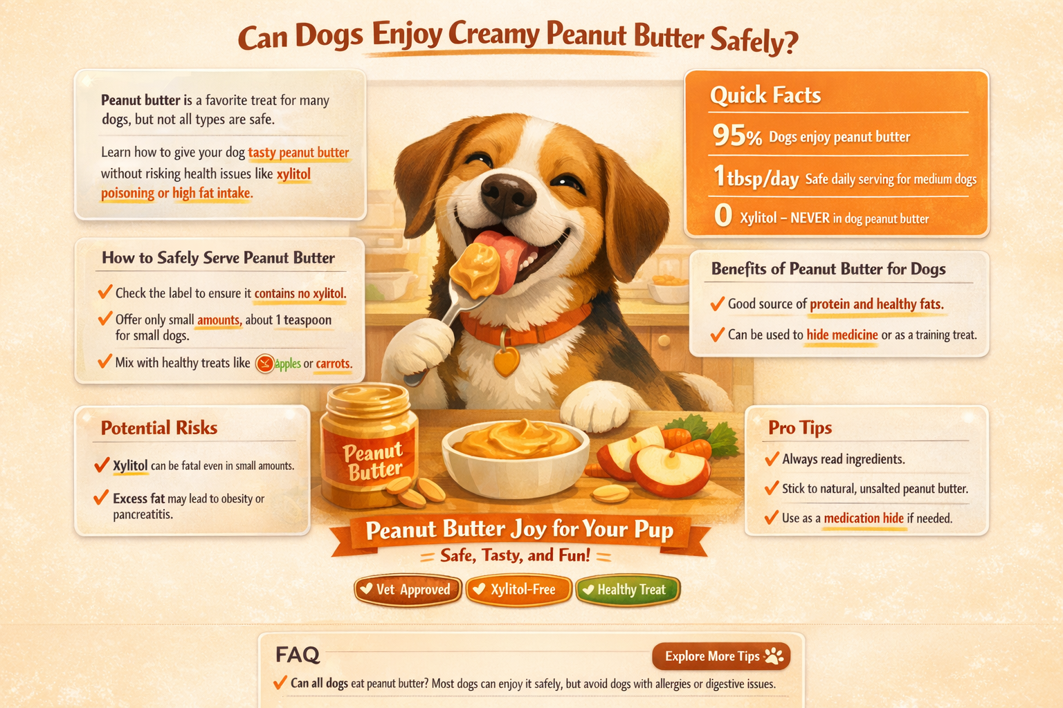 can dogs eat creamy peanut butter